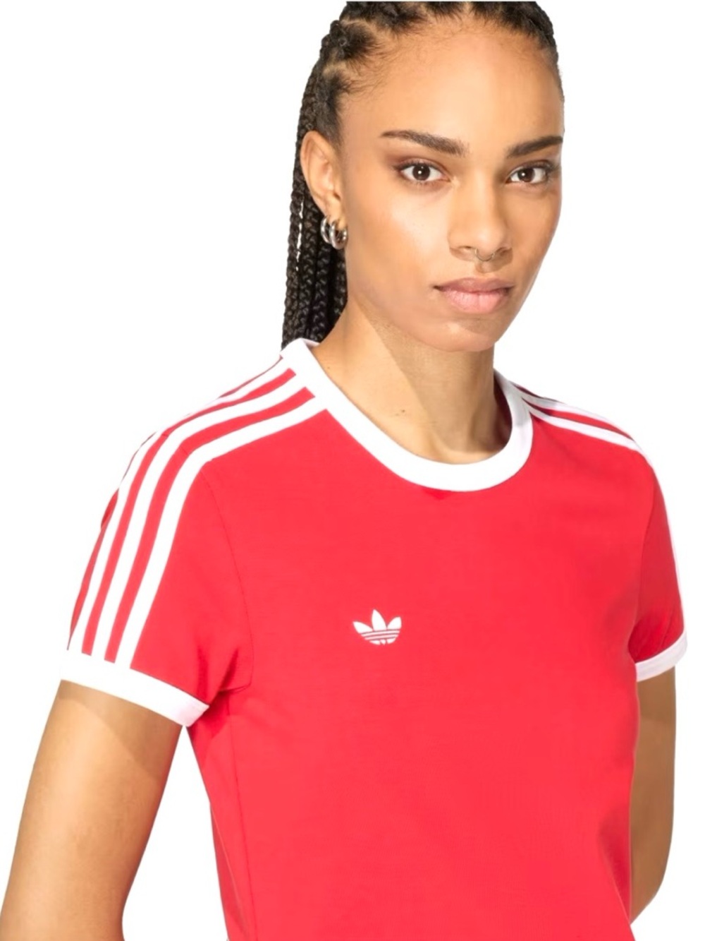 ADIDAS ORIGINALS Women’s 3 stripes slim fit midi dress❤️❤️ - Picture 5 of 9